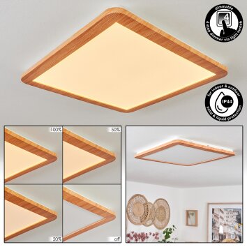 Siguna Ceiling Light LED Wood like finish, 1-light source