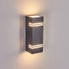 Fokpo Outdoor Wall Light LED black, 1-light source