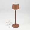 Walt Table lamp LED rust-coloured, 1-light source