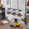 Koyoto Pendant Light glass 20 cm Smoke-coloured, 3-light sources