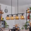 Koyoto Pendant Light glass 20 cm Amber, 4-light sources