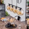 Koyoto Pendant Light glass 20 cm Amber, 4-light sources