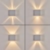 Spidern Outdoor Wall Light LED white, 1-light source