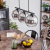 Koyoto Pendant Light glass 20 cm Smoke-coloured, 3-light sources