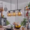 Koyoto Pendant Light glass 20 cm Amber, 3-light sources