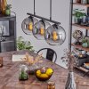 Koyoto Pendant Light glass 20 cm Smoke-coloured, 3-light sources