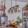 Koyoto Pendant Light glass 20 cm Smoke-coloured, 3-light sources
