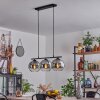Koyoto Pendant Light glass 20 cm Smoke-coloured, 3-light sources