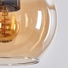 Koyoto Pendant Light glass 15 cm Amber, 3-light sources