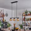 Koyoto Pendant Light glass 15 cm Amber, 3-light sources