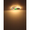 Globo GISELL Ceiling Light LED white, 1-light source, Remote control, Colour changer