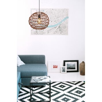 Globo SENNI Pendant Light black, 1-light source