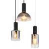Globo CLASSIS Pendant Light black, 6-light sources