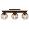 Globo CONNI Ceiling Light black, 3-light sources