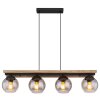 Globo CONNI Pendant Light black, 4-light sources