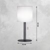FHL easy Lesina Table lamp LED anthracite, 1-light source, Colour changer
