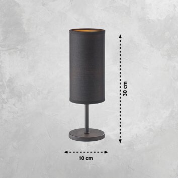 FHL easy Kira Table lamp black, 1-light source