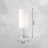FHL easy Kira Table lamp matt nickel, 1-light source