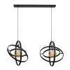 Galaxy pendant luminaire Antique, 2-light sources