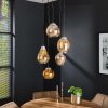 Balanka pendant luminaire anthracite, 5-light sources