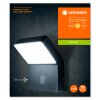 LEDVANCE ENDURA® Outdoor Wall Light grey, 1-light source, Motion sensor