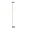 Steinhauer Daphne UpLighter LED brushed steel, 2-light sources