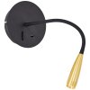 Brilliant Jutta Wall Light LED black, 1-light source