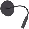 Brilliant Jutta Wall Light LED black, 1-light source