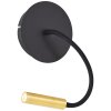 Brilliant Jutta Wall Light LED black, 1-light source