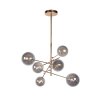 Lucide ALARA Pendant Light LED gold, 6-light sources