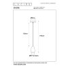 Lucide EVORA Pendant Light Taupe, 1-light source