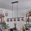 Koyoto Pendant Light glass 15 cm Smoke-coloured, 5-light sources