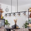 Koyoto Pendant Light glass 15 cm Smoke-coloured, 5-light sources
