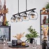 Koyoto Pendant Light glass 15 cm Smoke-coloured, 4-light sources