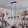 Koyoto Pendant Light glass 15 cm Smoke-coloured, 4-light sources