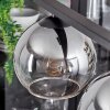 Koyoto Pendant Light glass 15 cm Smoke-coloured, 4-light sources