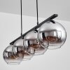 Koyoto Pendant Light glass 20 cm Smoke-coloured, 4-light sources