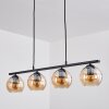 Koyoto Pendant Light glass 15 cm Amber, 4-light sources