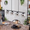 Koyoto Pendant Light glass 15 cm Smoke-coloured, 4-light sources