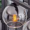 Koyoto Pendant Light glass 15 cm Smoke-coloured, 4-light sources