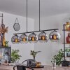 Koyoto Pendant Light glass 20 cm Smoke-coloured, 5-light sources