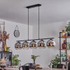 Koyoto Pendant Light glass 20 cm Smoke-coloured, 5-light sources