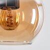 Koyoto Pendant Light glass 15 cm Amber, 5-light sources