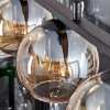 Koyoto Pendant Light glass 15 cm Amber, 5-light sources