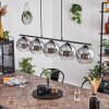 Koyoto Pendant Light glass 20 cm Smoke-coloured, 5-light sources