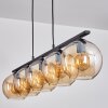 Koyoto Pendant Light glass 20 cm Amber, 5-light sources