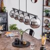Koyoto Pendant Light glass 20 cm Smoke-coloured, 5-light sources
