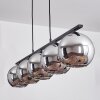 Koyoto Pendant Light glass 20 cm Smoke-coloured, 5-light sources