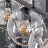 Koyoto Pendant Light glass 20 cm clear, 5-light sources