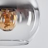 Koyoto Pendant Light glass 15 cm Smoke-coloured, 5-light sources